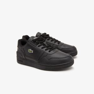 Lacoste Juniors‘ Lacoste T-Clip Synthetic Colour-Pop Trainers – Black Size 37 Schwarz (44SUJ0007-02H)