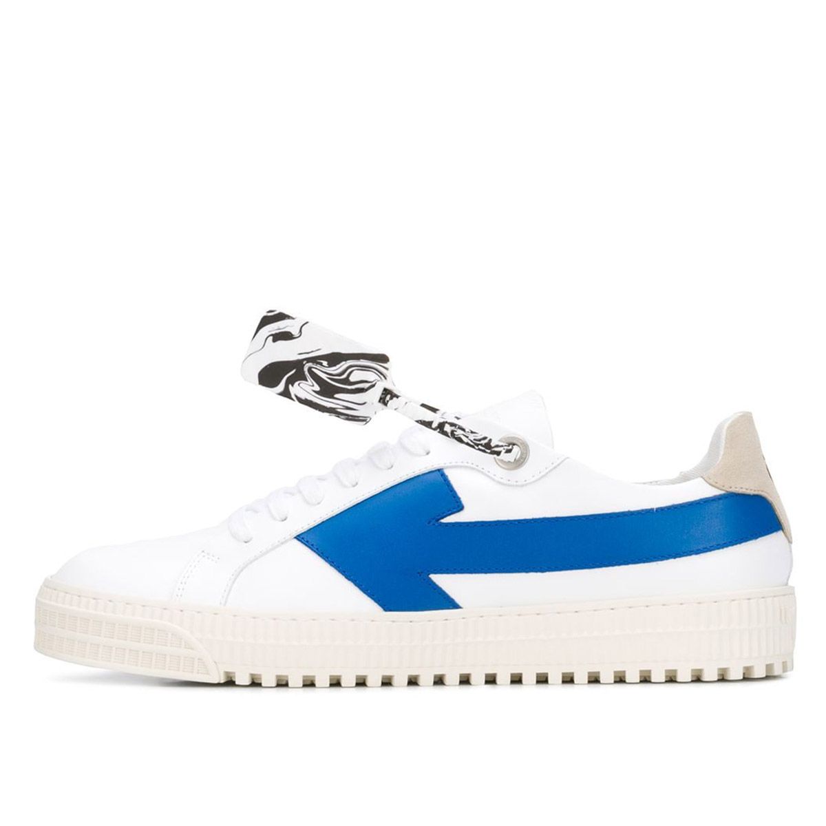 Off-White  Arrows Low Top Sneaker White Blue (OMIA177E20LEA0010145)