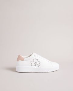 Ted Baker LOULAY Weiß-Rosa (262475-WHITE-PINK-36)