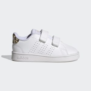 adidas Advantage Schuh Cloud White / Cloud White / Hazy Beige (FZ0033)