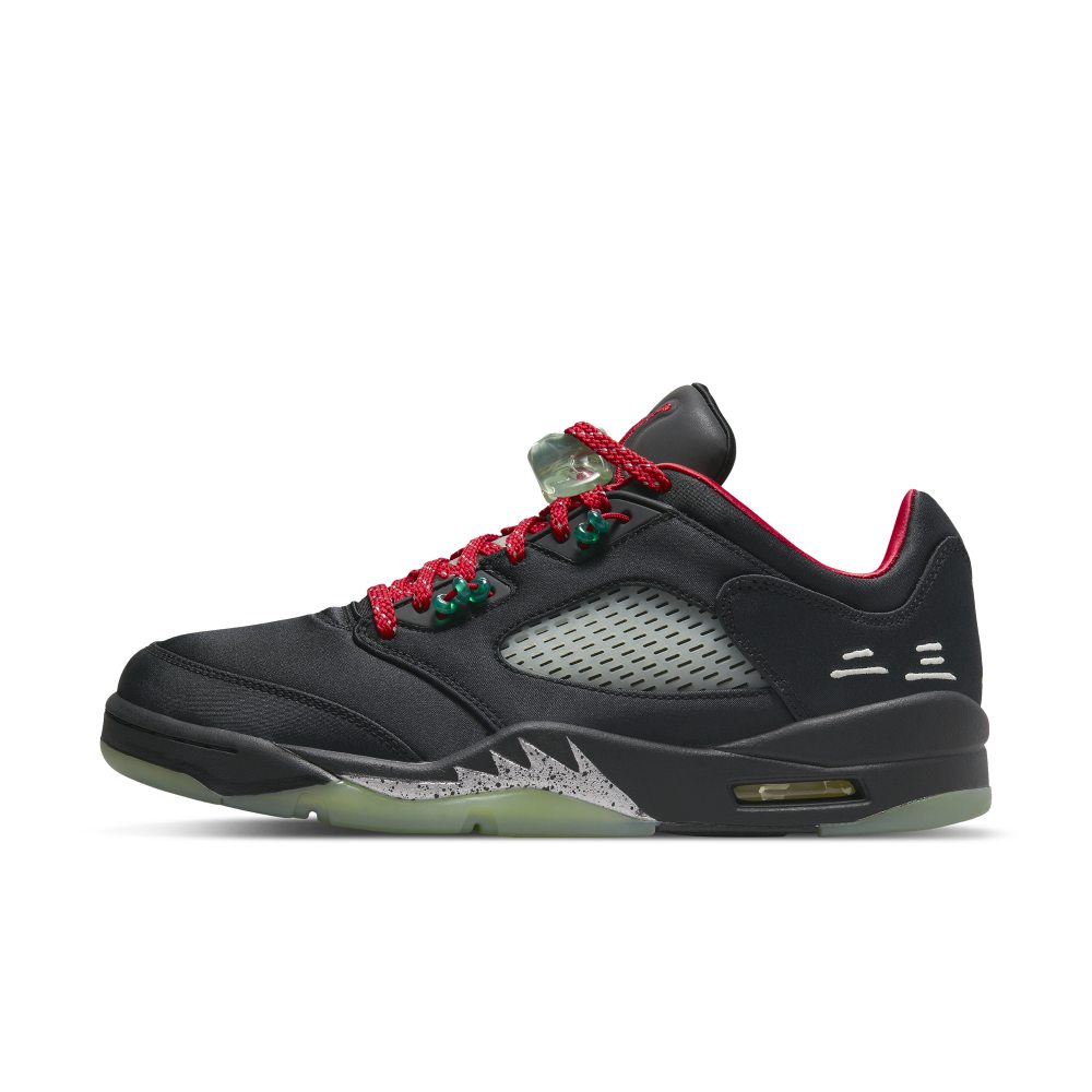 Air Jordan  5 x Clot Low Black Red (DM4640-036)