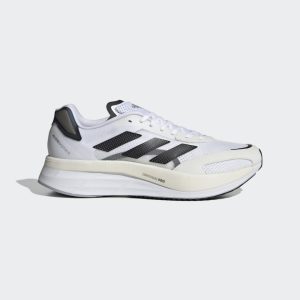 adidas Adizero Boston 10 Laufschuh Cloud White / Core Black / Silver Metallic (GY0928)
