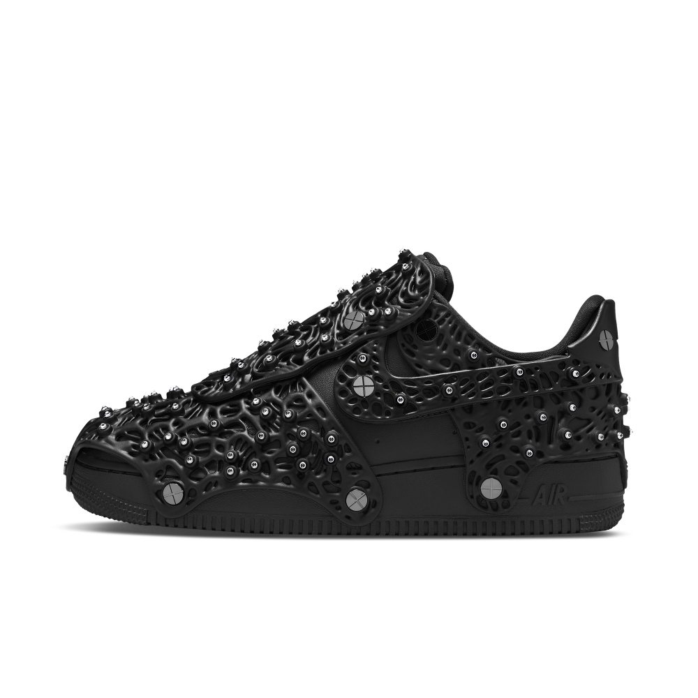 Nike x Swarovski Air Force 1 Low LXX WMNS Triple Black (CV7668-001)