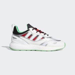 adidas Gamora ZX 2K Boost Schuh Silver Metallic / Cloud White / Scarlet (GX1205)
