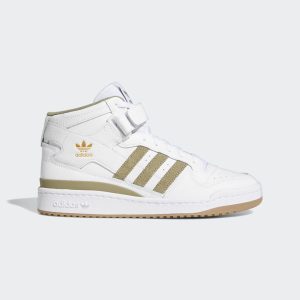 adidas Forum Mid Schuh Cloud White / Orbit Green / Gum (GY5821)