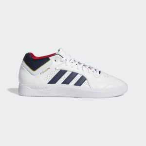 adidas Tyshawn Jones Schuh Cloud White / Collegiate Navy / Gold Metallic (GY3663)