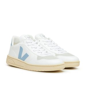 Veja V-10 CWL White / Steel / Butter (VX072728B)