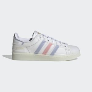adidas Superstar Futureshell Schuh Cloud White / Red / Gold Metallic (H00197)