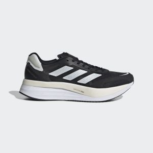adidas Adizero Boston 10 Laufschuh Core Black / Cloud White / Gold Metallic (H67513)