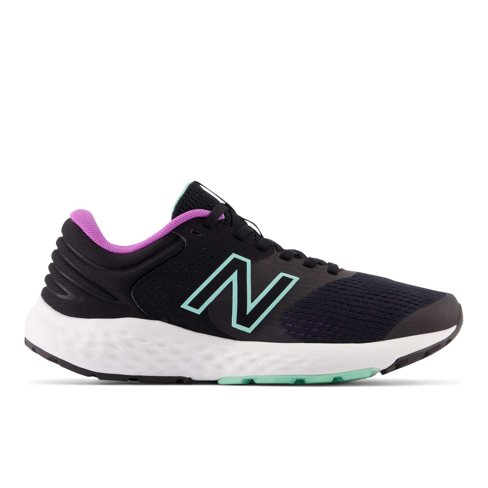 New Balance 520v7 Schwarz/Violett/Grün (W520CP7)