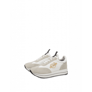 Moschino Daily-running Sneaker Aus Nylon Und Spaltleder (POLJA15354G1FIN210A)