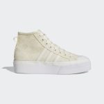 adidas Nizza Platform Mid Schuh Cream White / Cream White / Cloud White (GX8356)