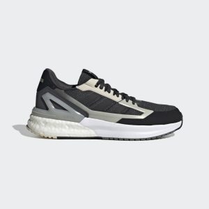 adidas Nebzed Super BOOST Schuh Carbon / Core Black / Aluminium (GW0371)