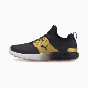 Puma Ignite Articulate Gold Herren Golfschuhe Schwarz (377226-01)
