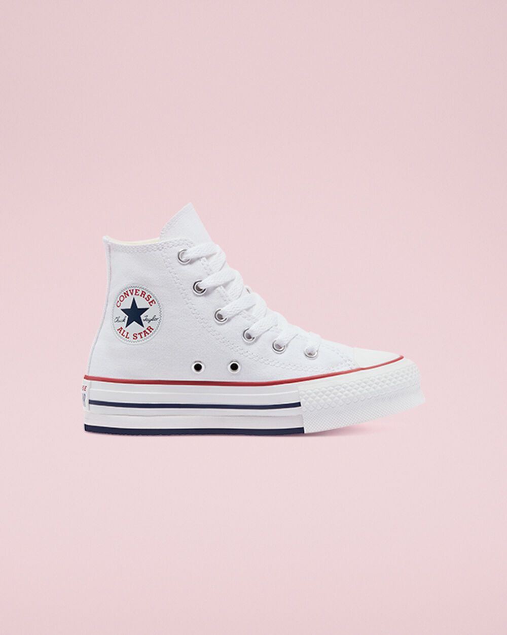 Converse Converse Color EVA Platform Chuck Taylor All Star High Top White White (671108C)