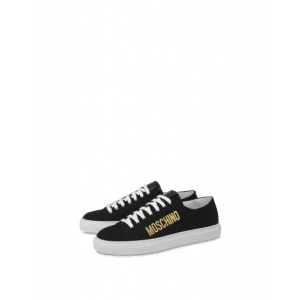 Moschino Sneaker Aus Canvas Metal Logo (POLMB15022G1FGS0000)