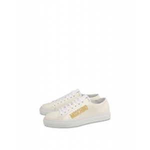 Moschino Sneaker Aus Canvas Metal Logo (POLMB15022G1FGS0110)