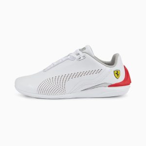 Puma Scuderia Ferrari Drift Cat Decima Motorsportschuhe Jugend Weiß (307269-02)
