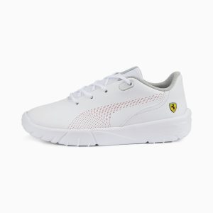 Puma Scuderia Ferrari Drift Cat Decima Motorsportschuhe Kinder Weiß (307270-02)