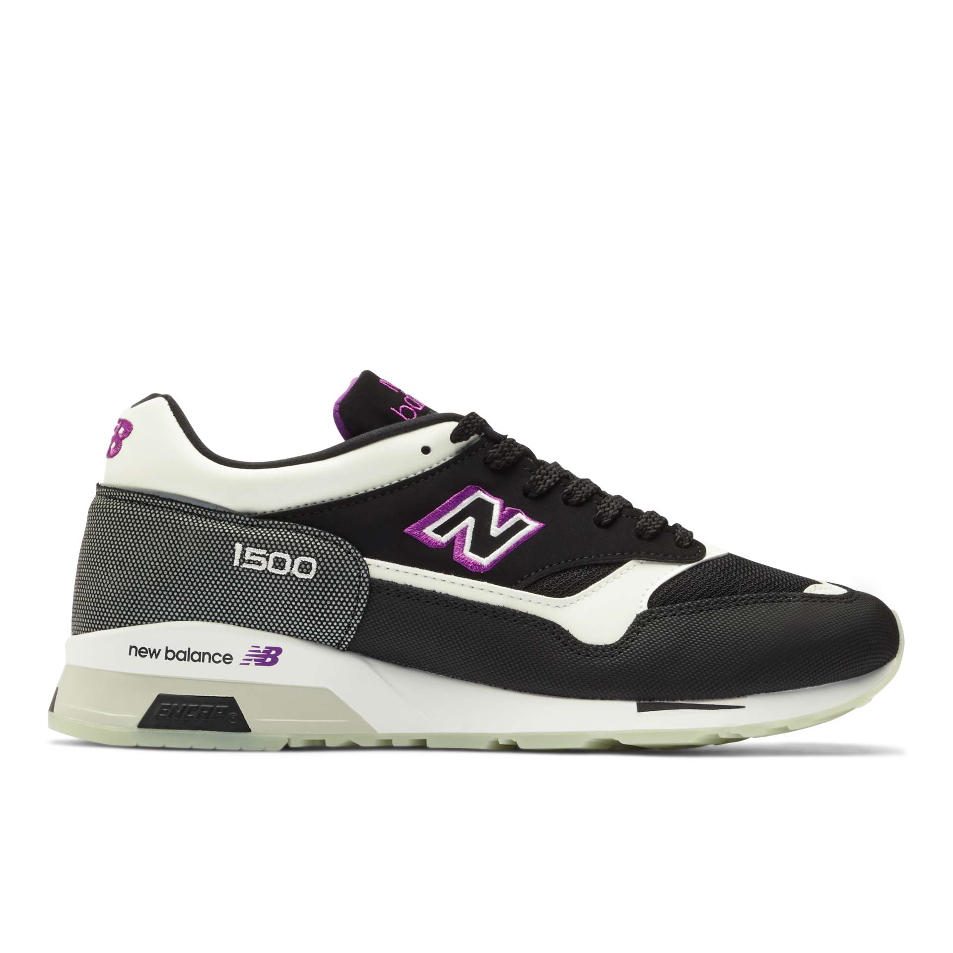 New Balance MADE Schwarz/Gelb/Violett (M1500GID)