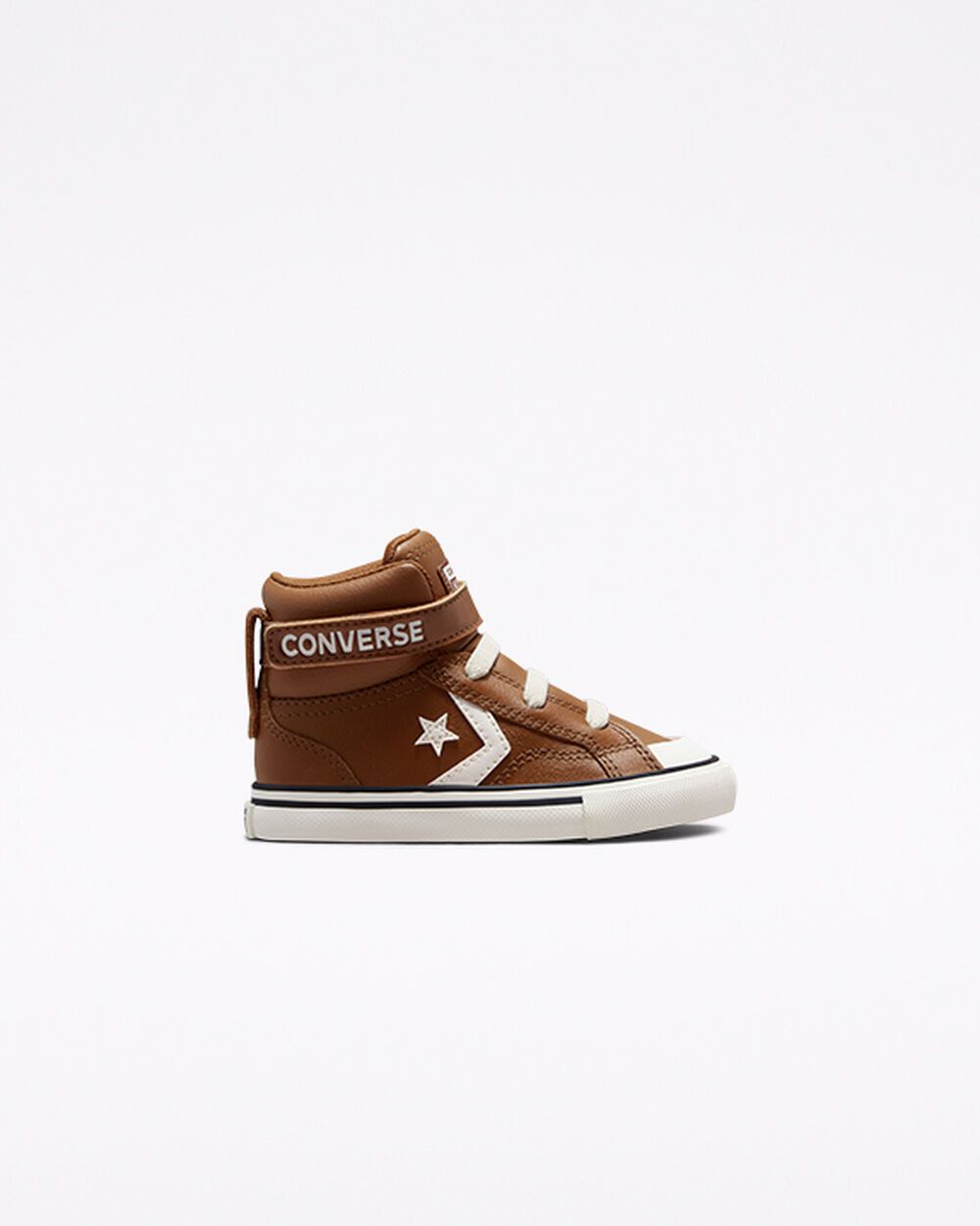 Converse Elevated Leather Pro Blaze Strap Brindle Brown/Egret/Schwarz (772122C)