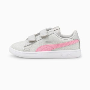 Puma Smash v2 Glitz Glam Mädchen Rosa (367378-28)