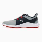 Puma IGNITE FASTEN8 DISC Golfschuh für Herren Silber/Blau/Grau (194541-05)