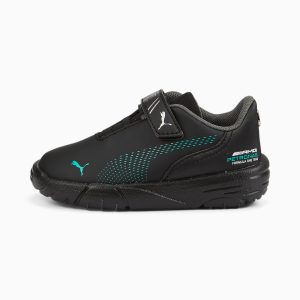 Puma Mercedes-AMG Petronas Formel 1 Drift Cat Decima Motorsportschuhe Babys Schwarz (307265-02)