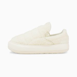 Puma Suede Mayu Slip-On Teddy-Damen Badeschuhe / Sandalen Mehrfarbig (384887-02)