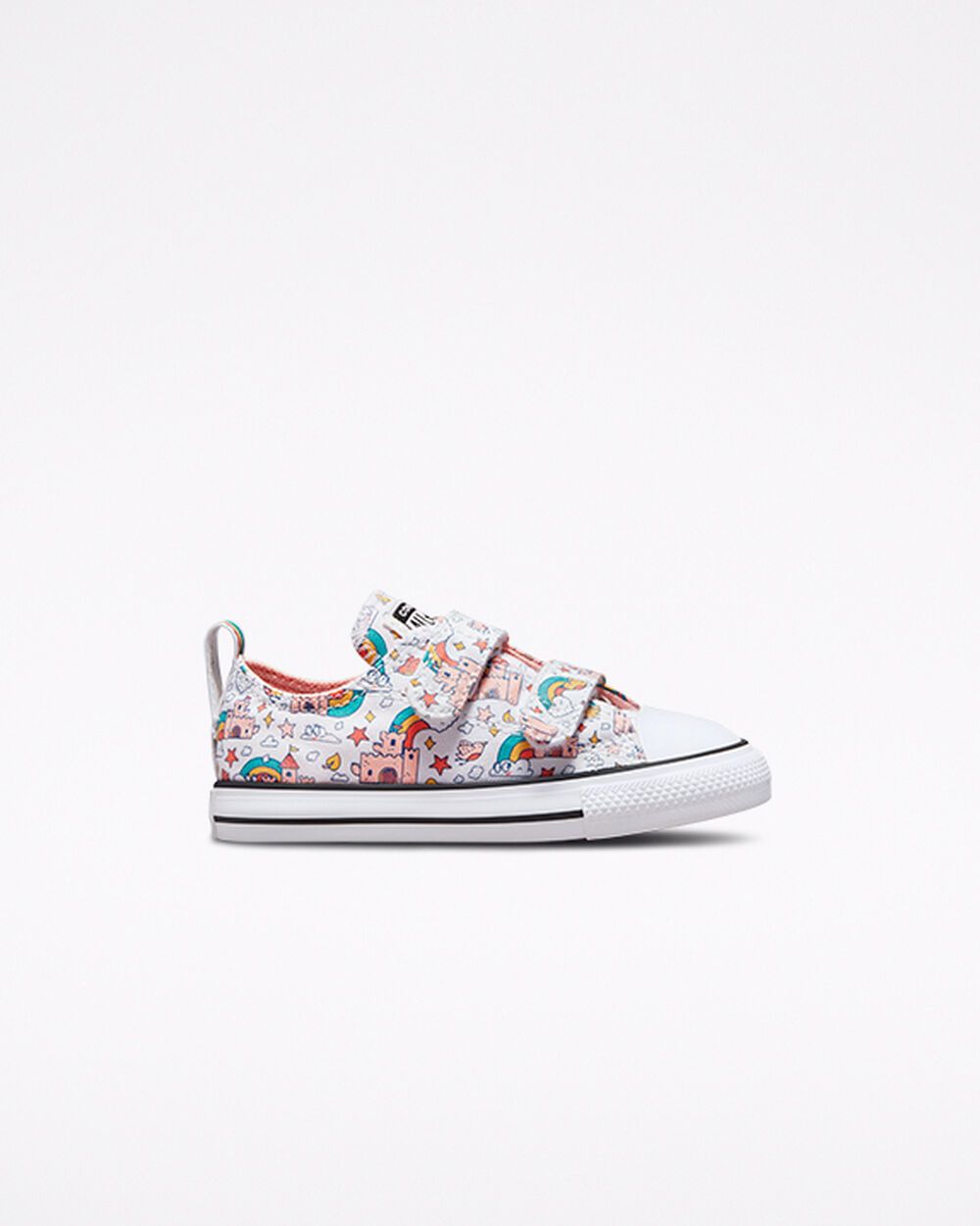 Converse Chuck Taylor All Star Easy-On Rainbow Castles White/Storm Pink/Washed Teal (772945C)