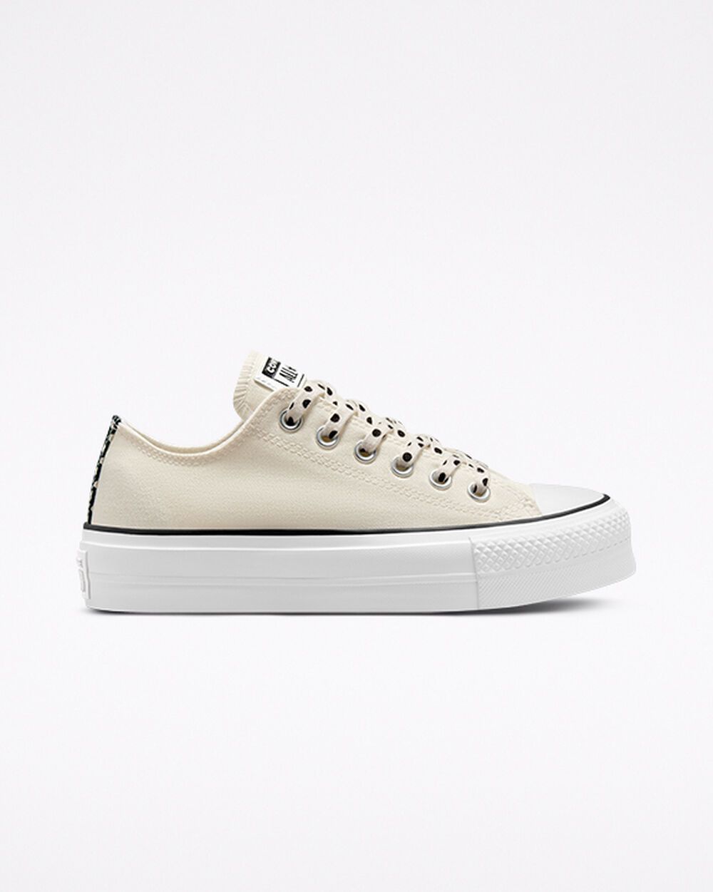 Converse Chuck Taylor All Star Lift Platform Polka Dots White White (A00561C)