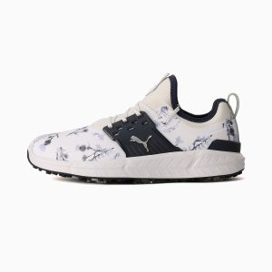 Puma Ignite Articulate Lowlands Herren Golfschuhe Weiß/Blau (377218-01)