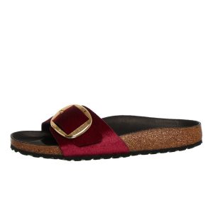 Birkenstock Madrid Big Buckle Rivet Logo Maroon (1020153)