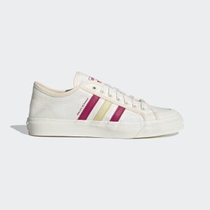 adidas Wales Bonner Nizza Lo Schuh Cream White / Scarlet / Dark Brown (S42621)