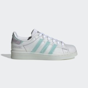 adidas Superstar Futureshell Schuh Cloud White / Acid Mint / Rich Mauve (S42623)