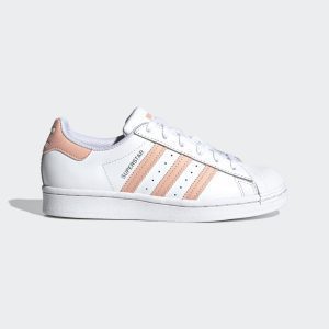 adidas Superstar Schuh Cloud White / Haze Coral / Cloud White (GZ9097)