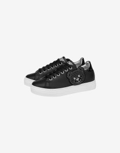 Moschino Sneaker Aus Kalbsleder Crystal Teddy Bear (MNT71793MK001)