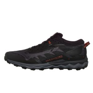 Mizuno Wave Daichi 7 GTX Black / Iron Gate / Mecca Orange (J1GJ225638)