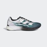 adidas Adizero Pro BM Runners High  Footwear White / Silver Metallic / EQT Green (GZ2921)