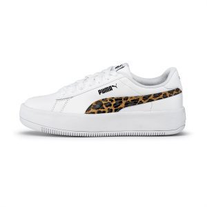 Puma Lily Platform Leo Damen-Sneakers  Schwarz (384894-02)