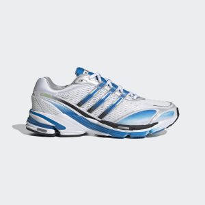 adidas Supernova Cushion 7 Schuh Cloud White / Blue Rush / Semi Solar Green (GY5241)