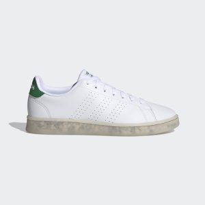 adidas Advantage Eco Schuh Cloud White / Cloud White / Green (FY9679)