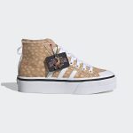 adidas Disney Nizza Platform Mid Schuh Cloud White / Legacy Burgundy / Off White (GZ1657)
