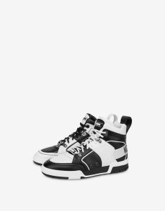 Moschino Asymmetrische Hohe Sneakers Streetball (POLMB15604G1GG4600B)