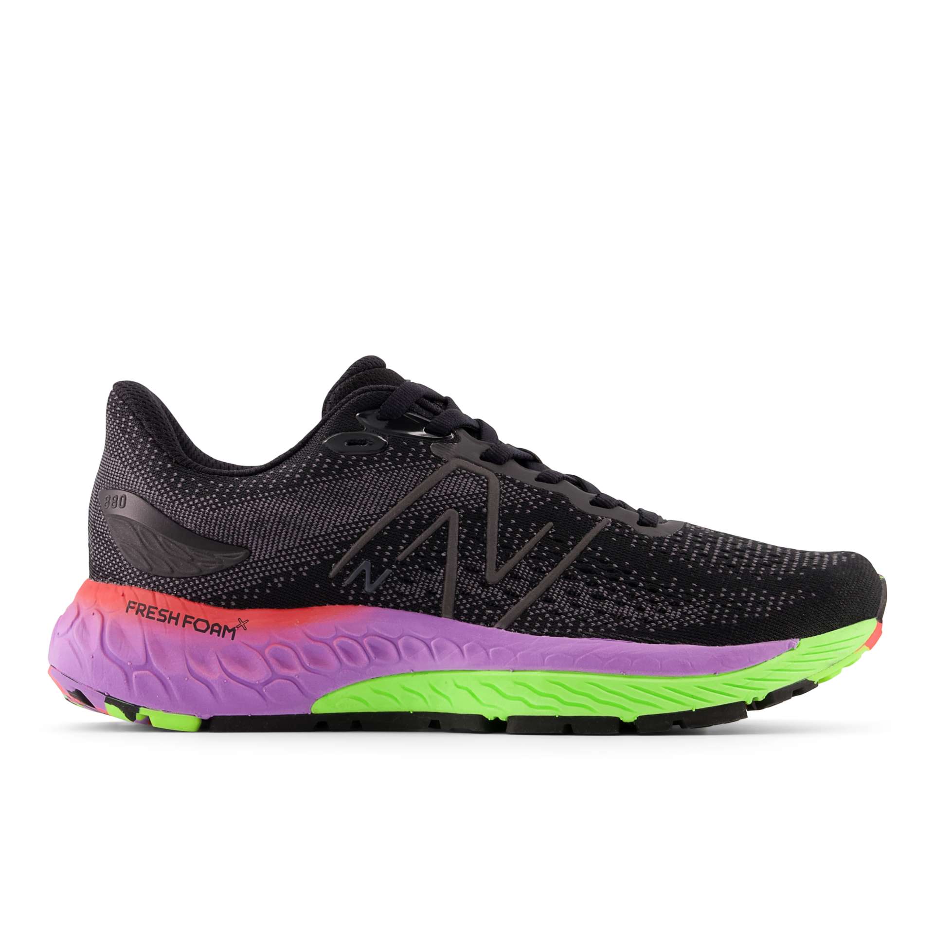 New Balance Fresh Foam X 880v12 Schwarz/Grün/Violett (W880T12)