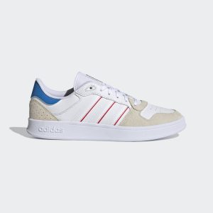 adidas Breaknet Plus Schuh Cloud White / Wonder White / Vivid Red (GW5588)