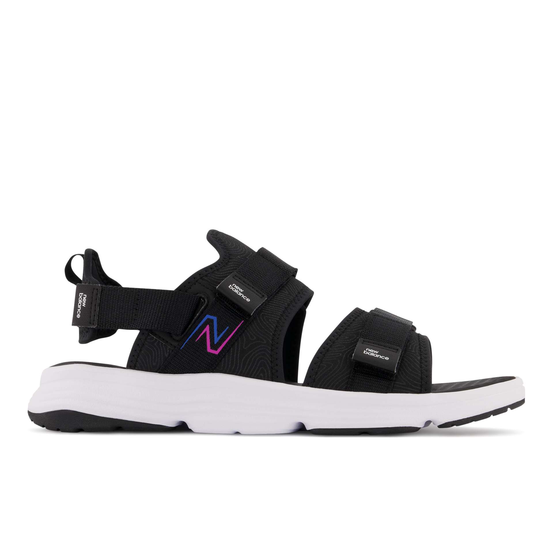 New Balance 750 Sandalen Schwarz/Weiß/Blau (SDL750K2)