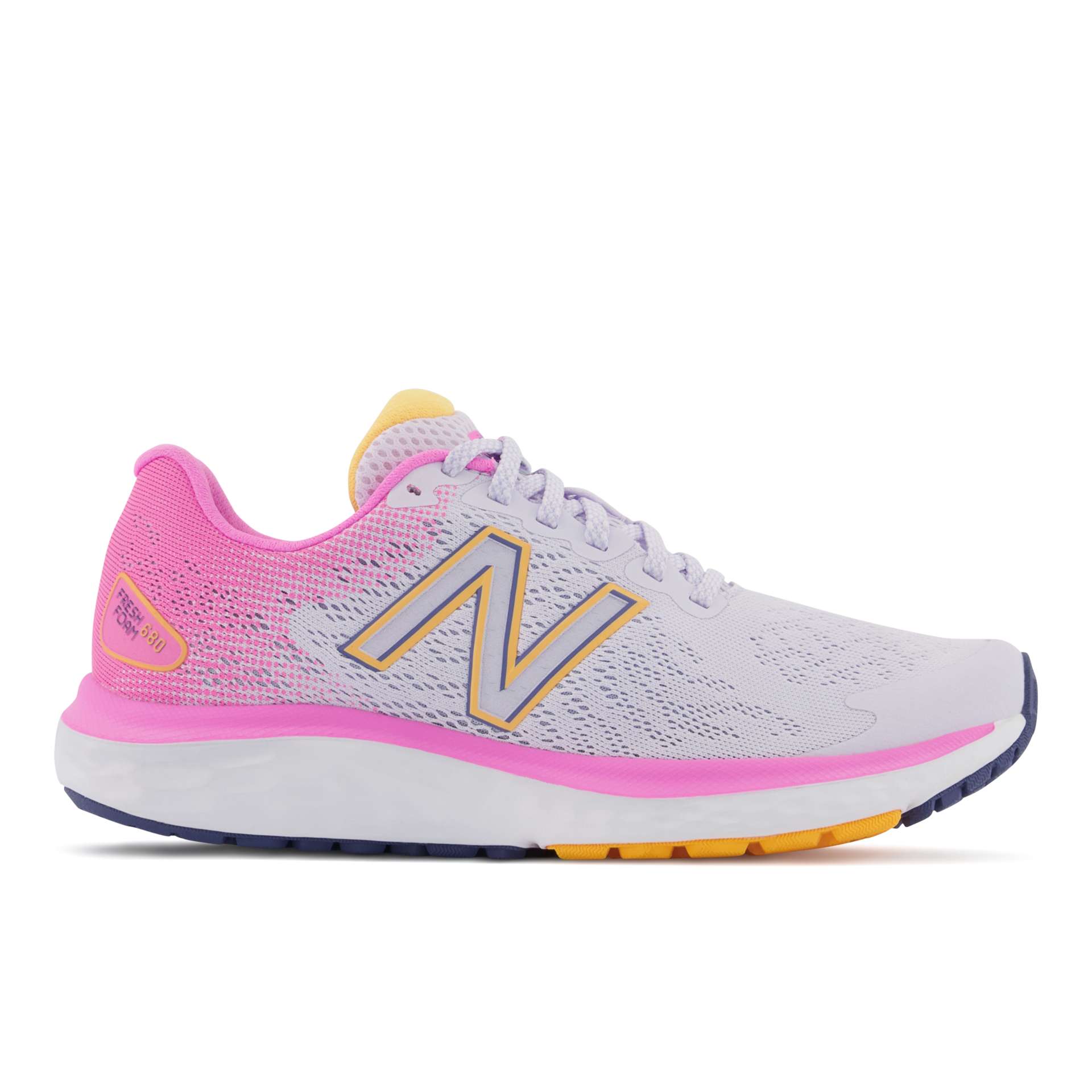 New Balance Fresh Foam 680v7 Violett/Rosa/Blau/Gelb (W680CE7)
