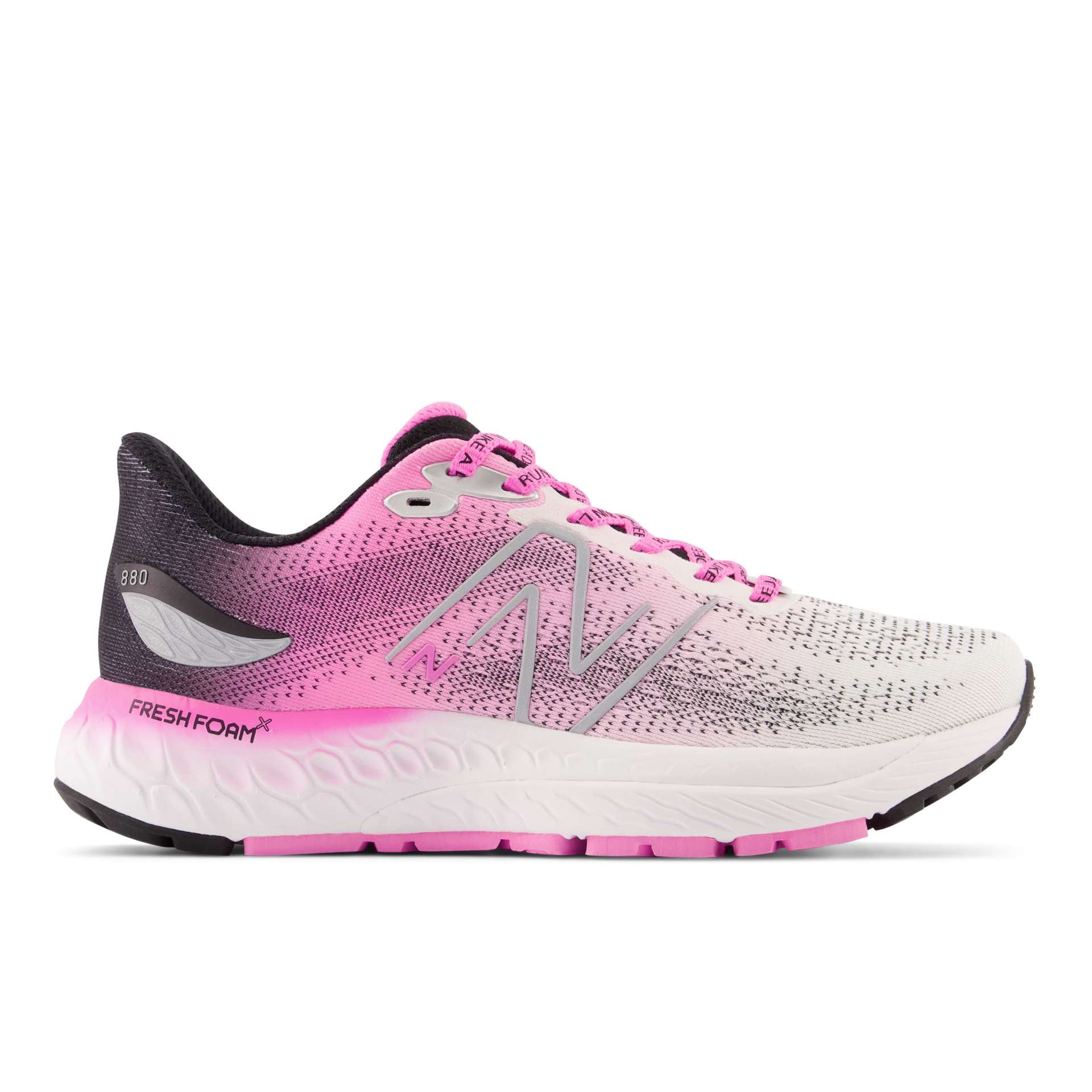 New Balance Women’s Fresh Foam X 880v12 Weiß/Rosa/Schwarz (W88012Y)