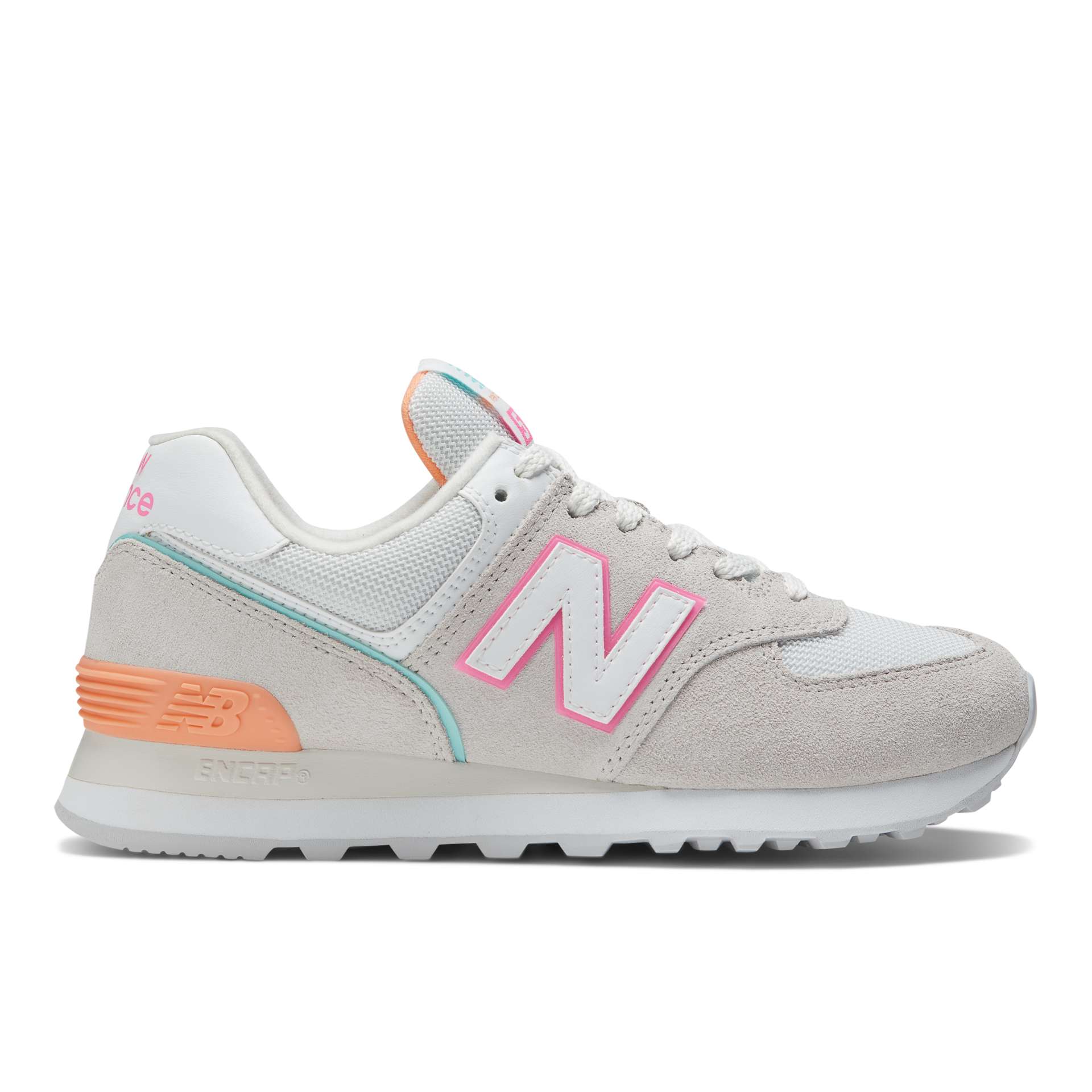 New Balance 574 Grau/Orange (WL574CJ2)